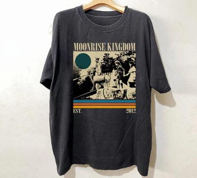 Moonrise Kingdom Movie Shirt Wes Anderson Film Graphic Short Sleeve Men's T-shirts for Summer U