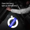 AABBC1 2Pcs LED Welcome Lights Car Door Emblem Projector Lamps Sticker For Volvo XC90 V90 V60 XC60 V40 EC40 EX40 S80 S60 S90 C40 XC40