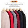Luomeng Men's Fleece-Lined Mock Neck Knit Sweater WLL303R