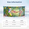 Easter Bunny Theme Beach Towel Personalized Custom Name & Text Soft Quick Dry Beach Towel for Swimming Travel