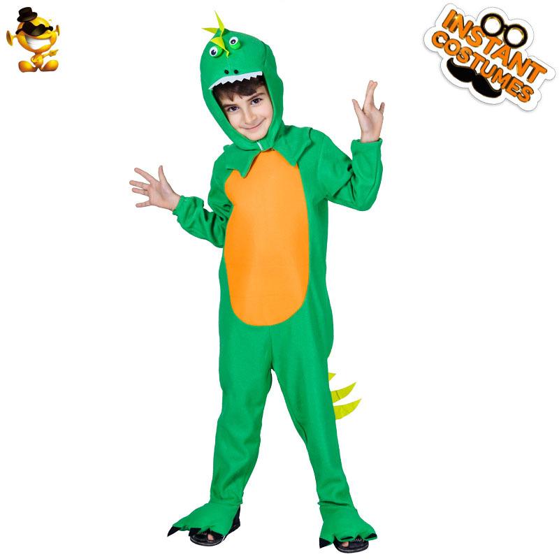 Halloween little boy children cute funny little dinosaur role-playing costumes, dinosaur stage performance costumes
