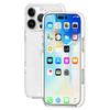 For iPhone 16 Pro Case PC Back TPU+TPE Frame Glitter Clear Sparkly Phone Cover