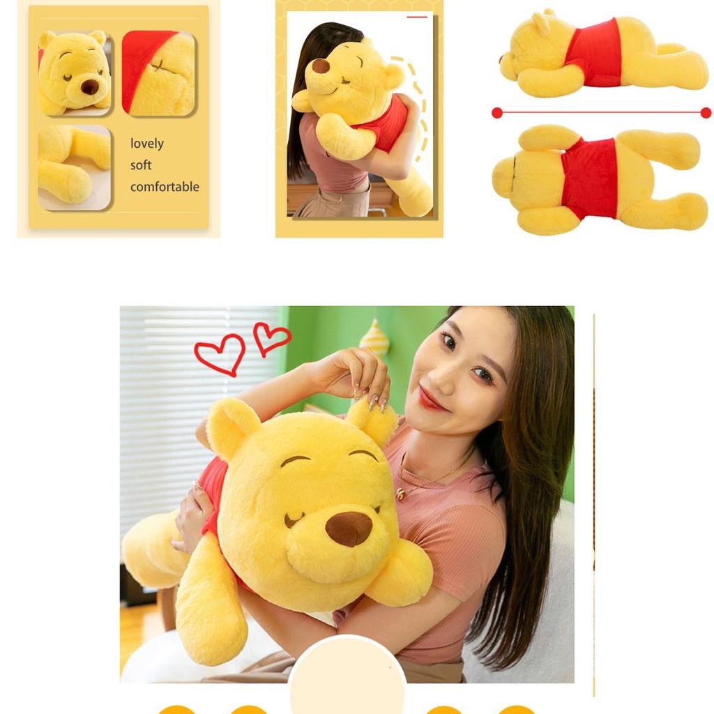 Large Cute Winnie-pu-pu Teddy Bear Plush Toy For Sleeping And Sofa Decoration