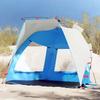 Vidaxl Beach Tent, 2-Person, Blue, Waterproof