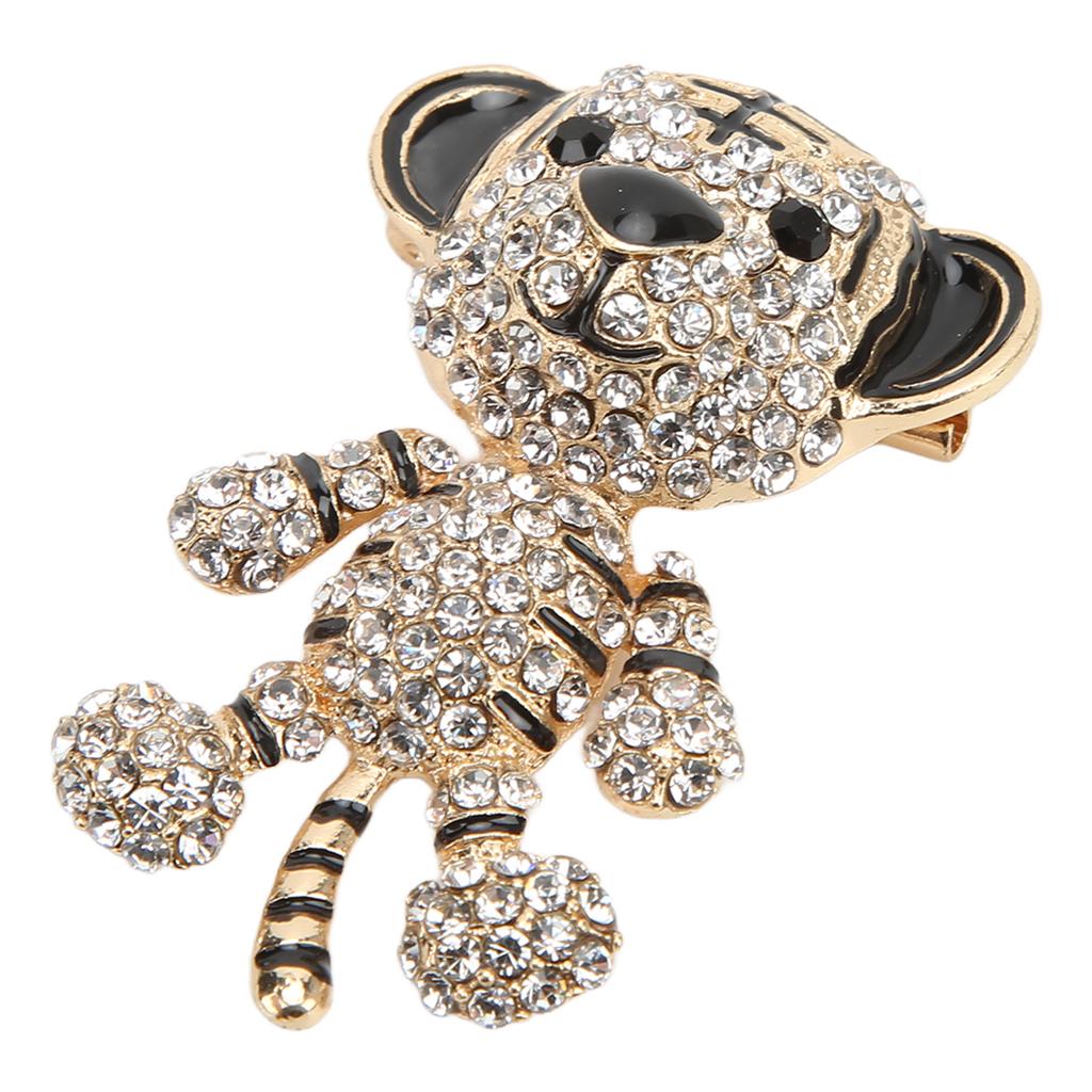 Rhinestone Brooch Cute Shape Fashionable Exquisite Brooch Pin for Women Clothes Decoration Gift