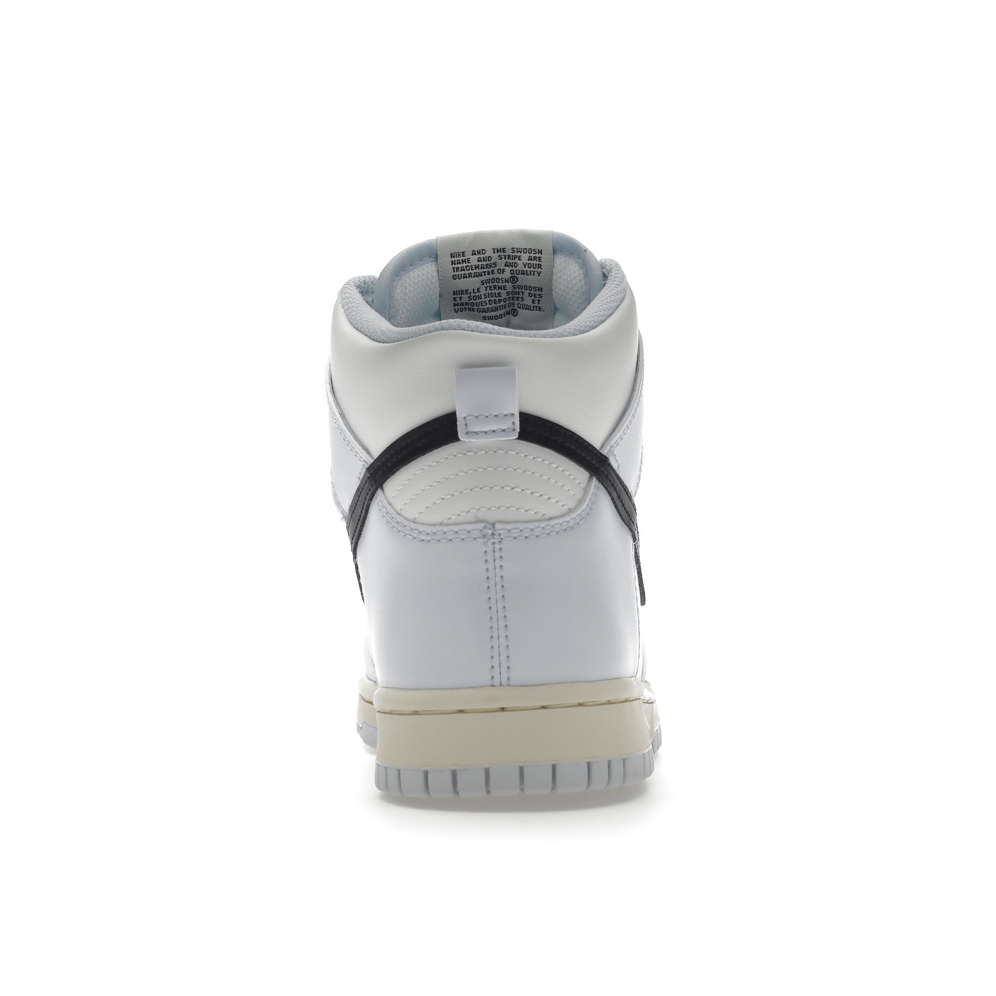 Кроссовки Nike Dunk High GS Football Grey Black White Summit-White Coconut-Milk — фото 7