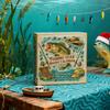 Fishing Gear Advent Calendar 2025 24 Day Countdown Box with Acrylic Ornaments Multifunctional Christmas