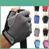 Gloves Fingerless Biker Sports Gym Training Outdoor Nonslip Cycling Gloves