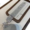 Wide Version Luxury Heavy Industry Water Drop Gem Bracelet, Gold-Plated, Rich Woman Feeling Boutique Inlaid Colored Treasure Jewelry