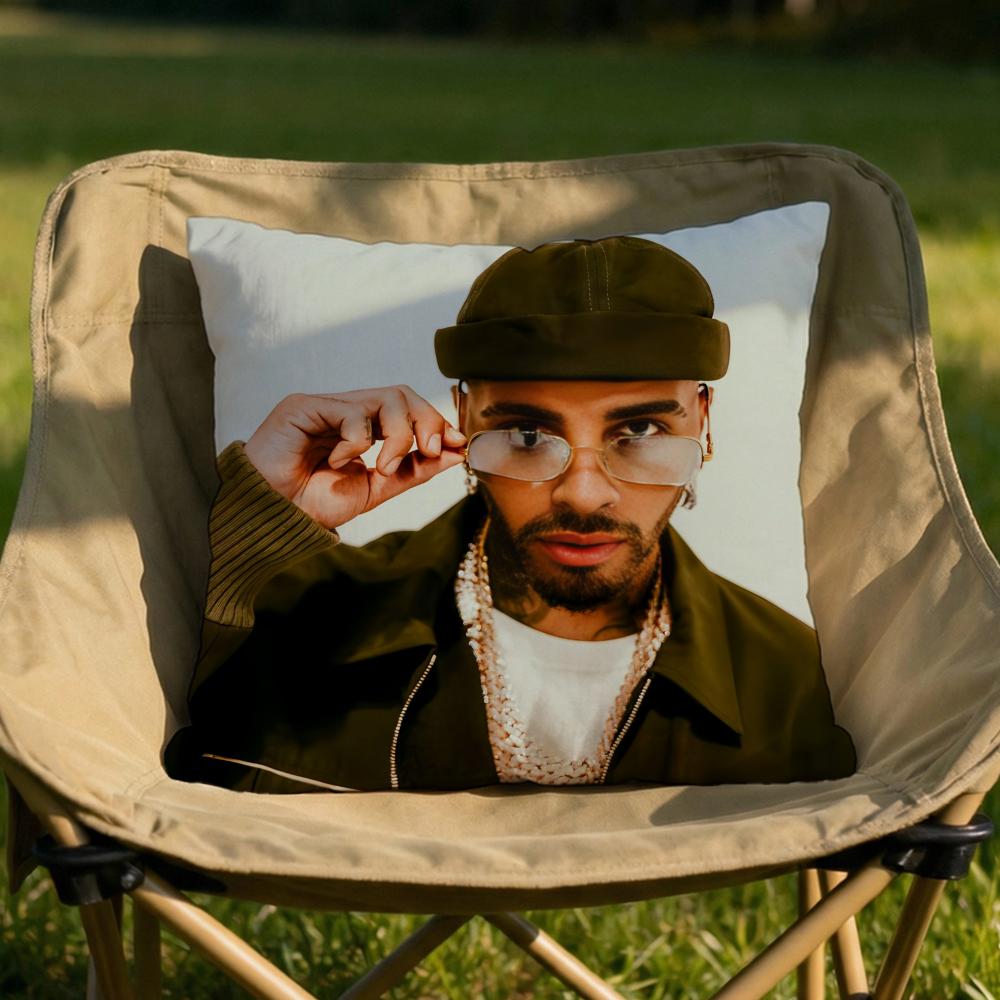 Singer Rauw A Nuestra Cushion Cover Soft Reversible Durable Pillow Cover MultiScene Use for Home Car Daily Comfort