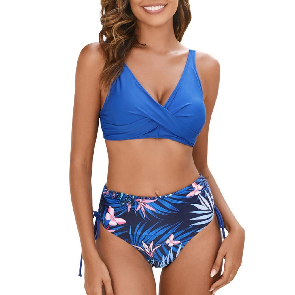 Women's Sexy Two-piece Swimsuit Bikini Swimsuit With Steel Bracket And Breast Pad