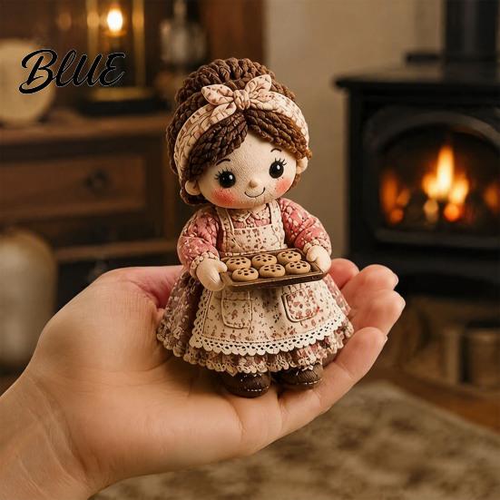 Kreative Filz Bastelsets für Erwachsene Patchwork Puppe DIY Set Niedliche Stoff Stofftier Nähaktivität Stressabbau Blumenmädchen Set Erwachsene Handgemacht