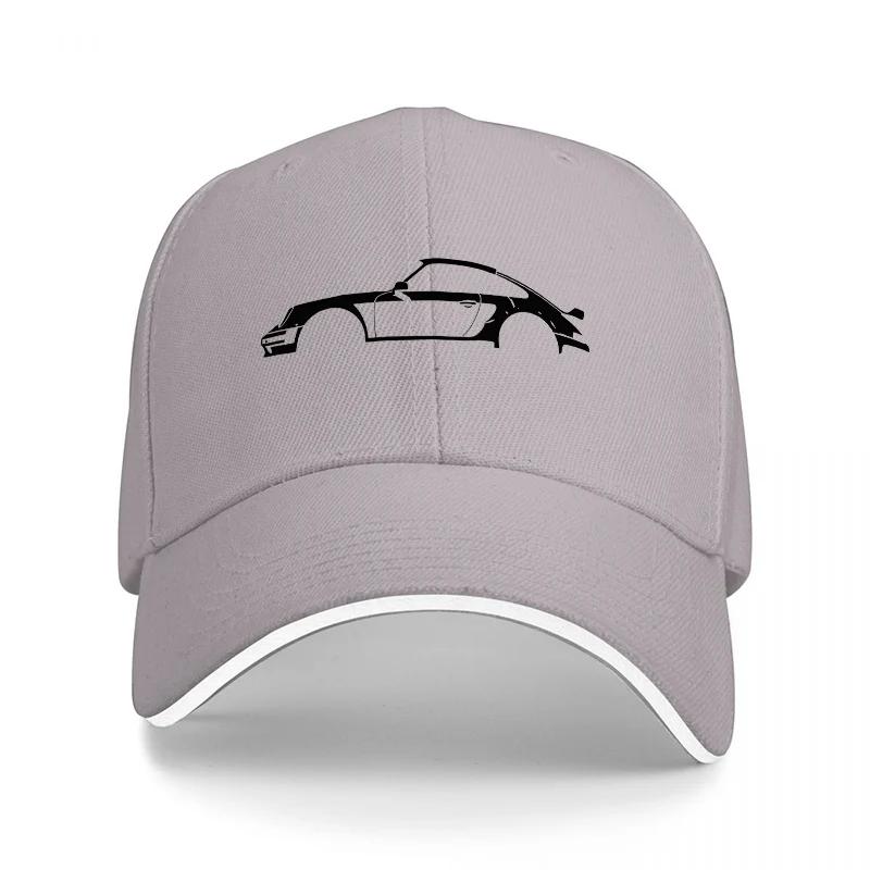 Black Baseball Cap with Minimalist Car Logo Design for Automotive Enthusiasts and Streetwear Fashion Lovers