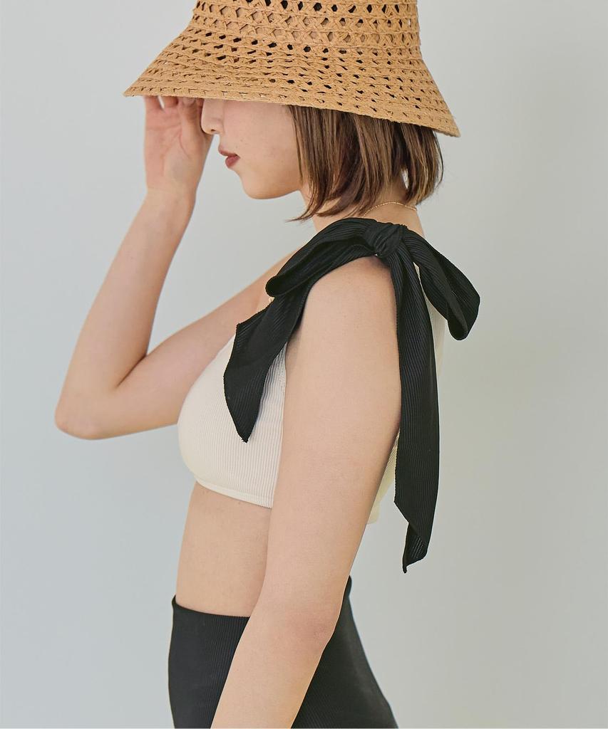 Seedless DAXM0425 Women's One-Shoulder Ribbed Bikini/Swimsuit, Size Small, White