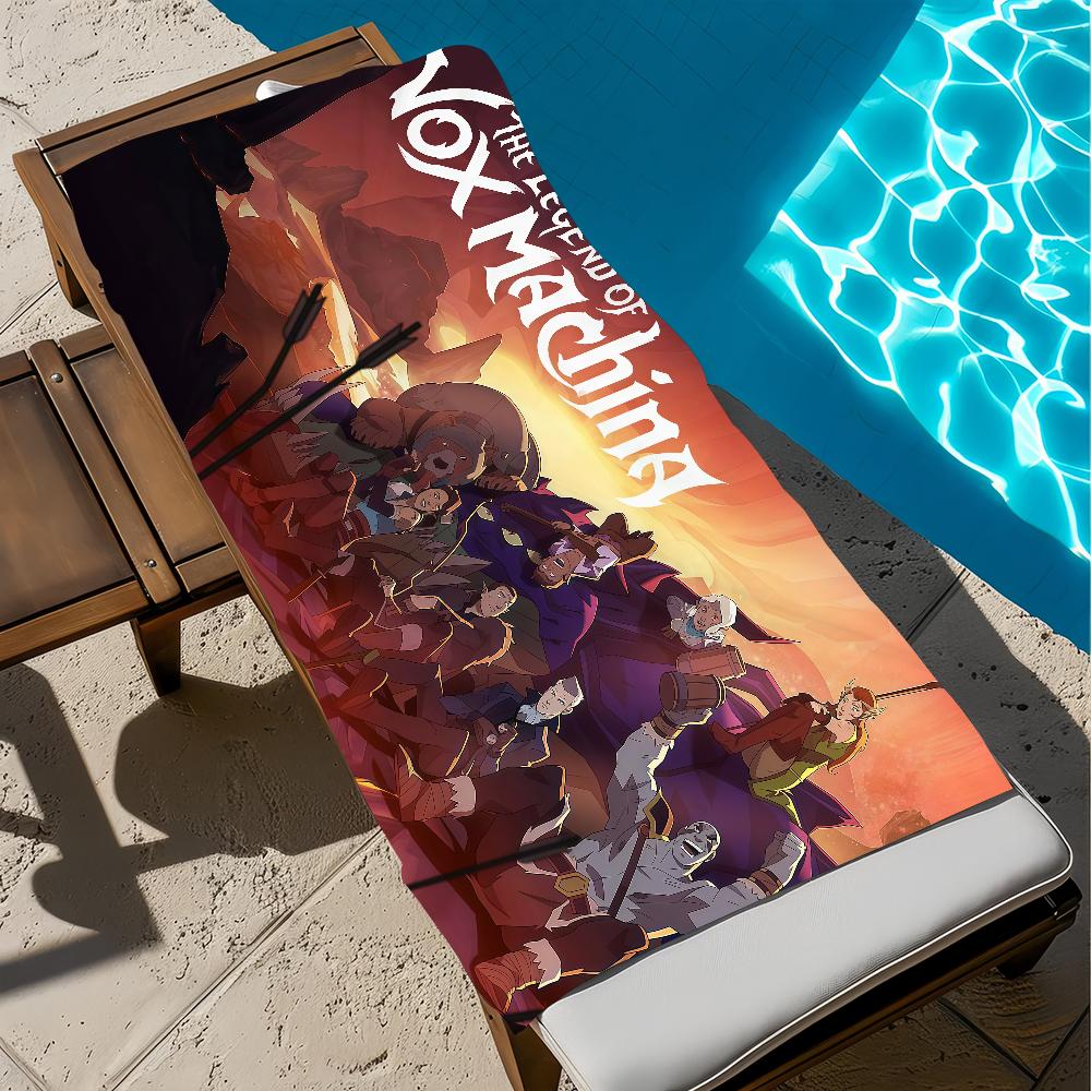 M-MachinaS Towel V-Vox Beach Bath Quick-Drying Lightweight Portable Sauna Camping Swim Pool L-LegendS-ES Travel