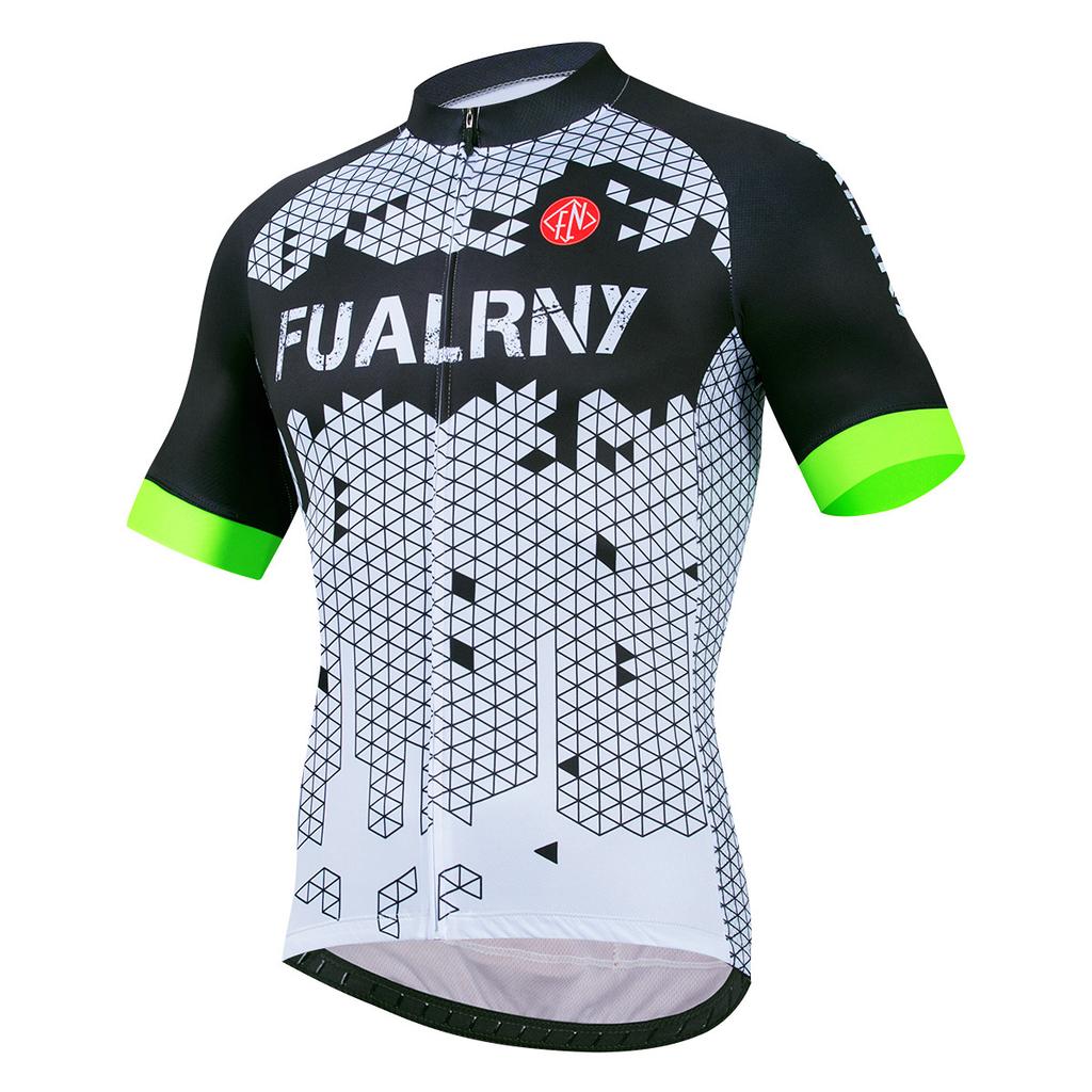 Summer Men Short Sleeve Cycling Jersey MTB Maillot Bike Shirt Breathable Tricota Mountain Pro Team Bicycle Sports Clothing 2024