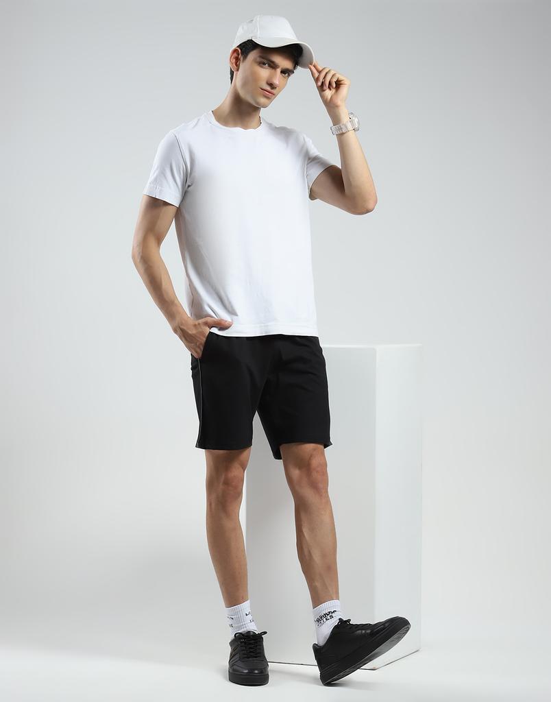 Monte Carlo Men's Regular Fit Bermuda Shorts | Mid Rise Casual Shorts with Drawstring Waist & Side Pockets | Lightweight Summer Wear Shorts For Men