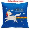 Pillow Unicorn Case Cute Cartoon Print Home Living Room Sofa Car Cushion Gift