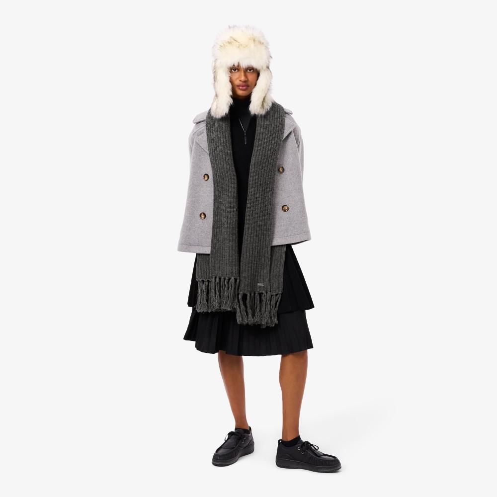 Lacoste Women's Wool Long Knit Muffler RE4171-55N050