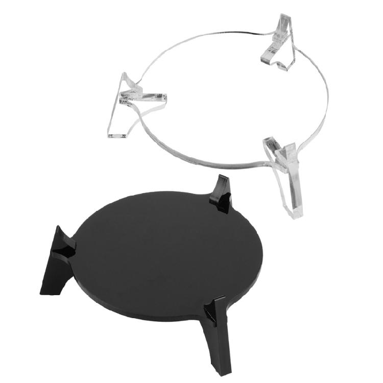 Durability Acrylic Speakers Base Contemporary Speakers Base Stand with AntiSkid Pad for Secure Placement Desk Decors