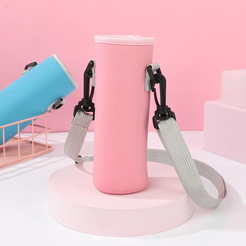 Thickened Heat-Insulating Portable Outdoor Sports Shoulder Strap Cup Sleeve