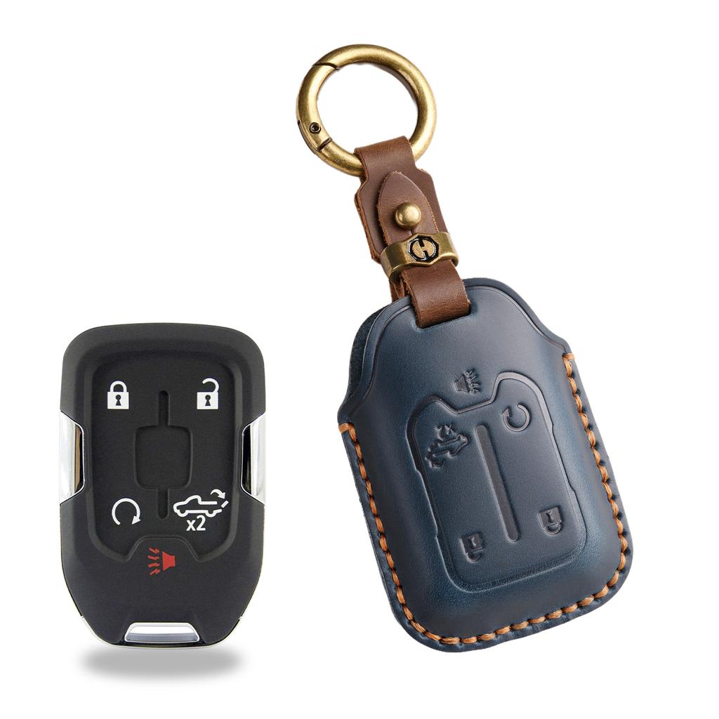 Retro key cover is suitable for cross-border special automotive general GMC pickup retro handmade leather protective cover