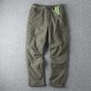 Autumn and Winter Velvet Multi Pocket Straight Leg Work Pants for Men, Casual Pants, Assault Pants, Quick Drying Pants
