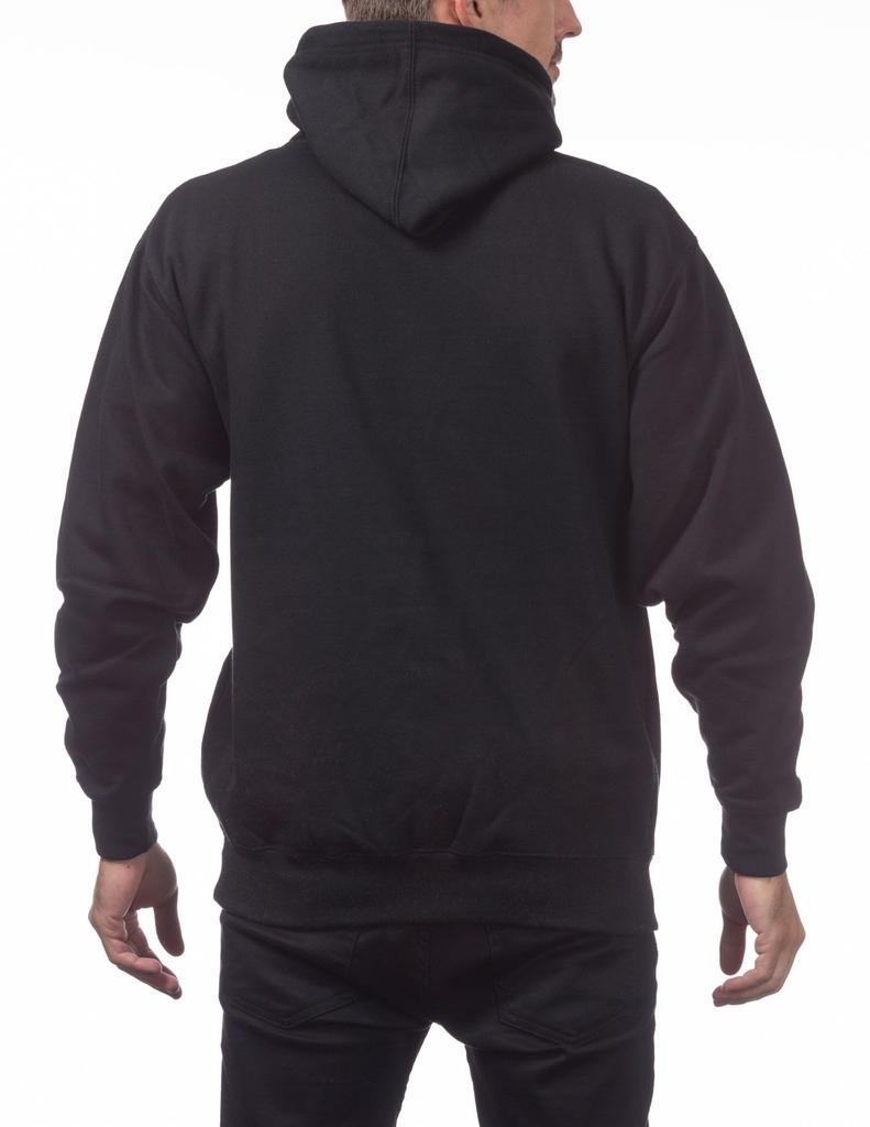 Pro Club Men's Heavyweight Pullover Hoodie (13oz), US Size: Large, Color: Black