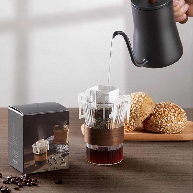 25/50 buc. Filtru de Cafea Portabil Suspendat Pungă de Cafea Drip De Unică Folosință Pungă de Hârtie Filtru pentru Cafea Preparată Manual Ustensilă pentru Cafea