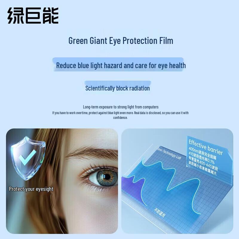 Llano Rheinland Certified 23-inch 16:9 Anti-Blue Light Monitor Eye Protection Film