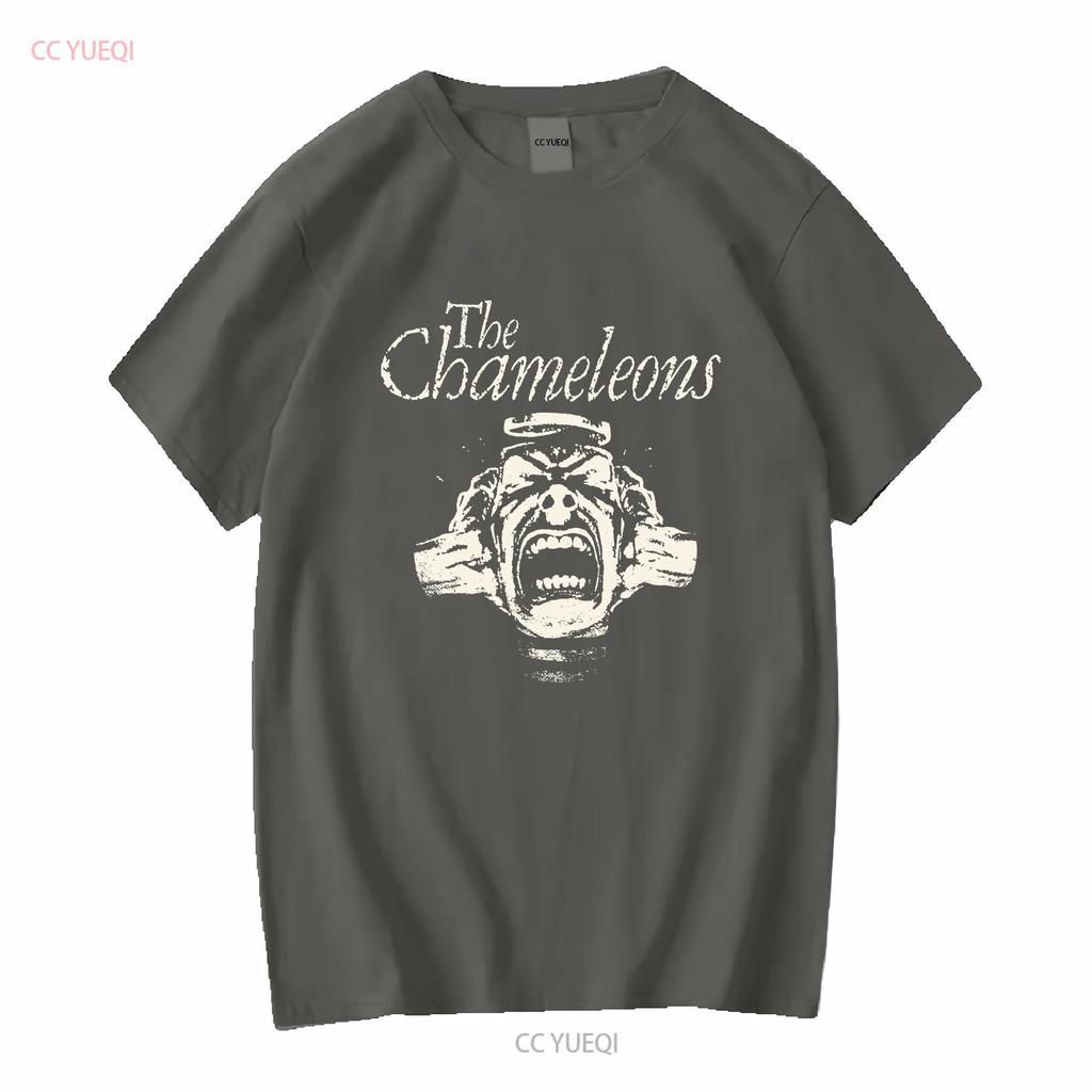 Vtg The Chameleons Band In Concert Tour Cotton Black All Size T Shirt KK577 long or short sleeves vintage Washed streetwear