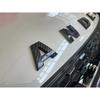 For Mitsubishi Outlander PHEV   ABS Carbon Fiber Front Cover Grill Car  Letter Sticker Trim Car Styling Accessories