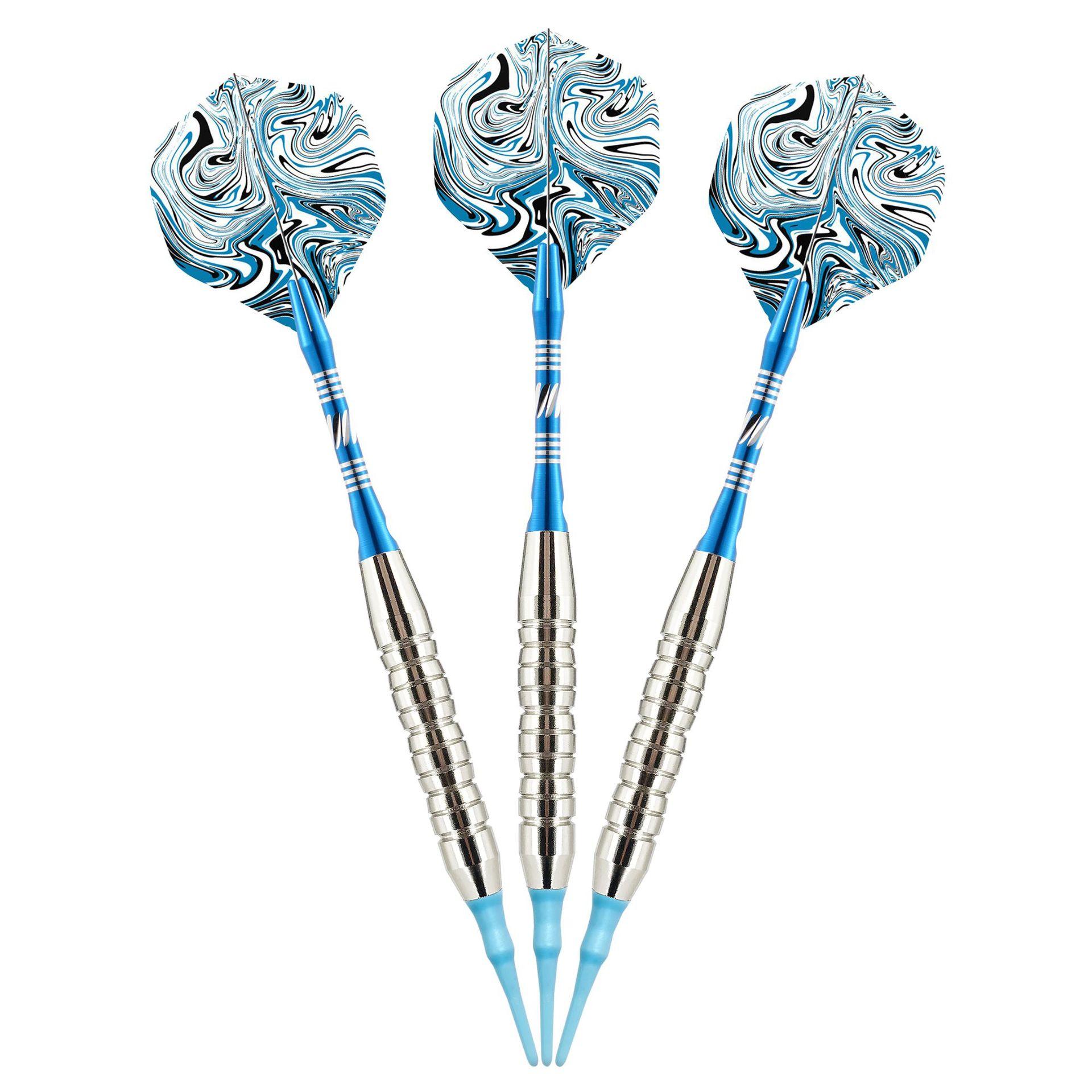 Soft Tip Darts Set Aluminum Shaft Professional Darts Plastic Tip Sets 2BA Replacement Tips