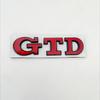 RUNTB1 3D Metal Front Grille GTD Logo Emblem Rear Trunk Badge Stickers For Volkswagen VW Golf 2 4 5 6 7 R MK2 MK3 MK4 Car Accessories