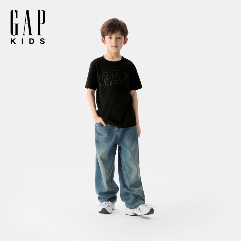 Gap Kids  2025 Spring Print Logo Cotton Short Sleeve T-Shirt XL