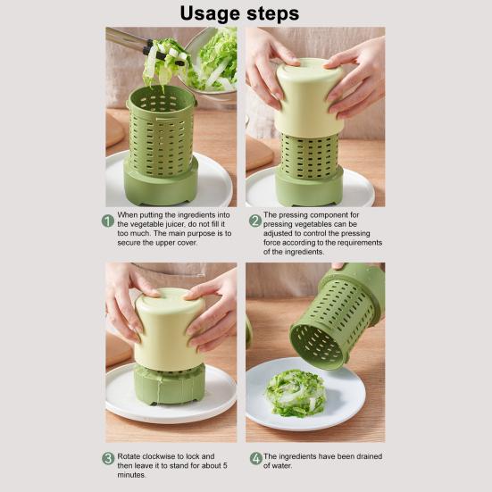 Ruční odstředivka na zeleninu Mini kuchyňský robot s ruční klikou Efektivní sítko na odkapávání Víceúčelový kuchyňský nástroj na salát Jogurt Nakládanou zeleninu