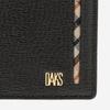 Daks Dark Brown Diagonal Check Wallet Dbwa2e914bk