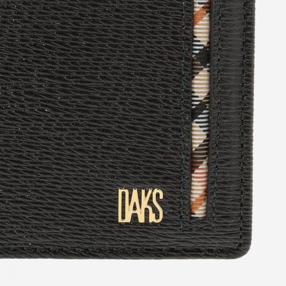 Daks Dark Brown Diagonal Check Wallet Dbwa2e914bk