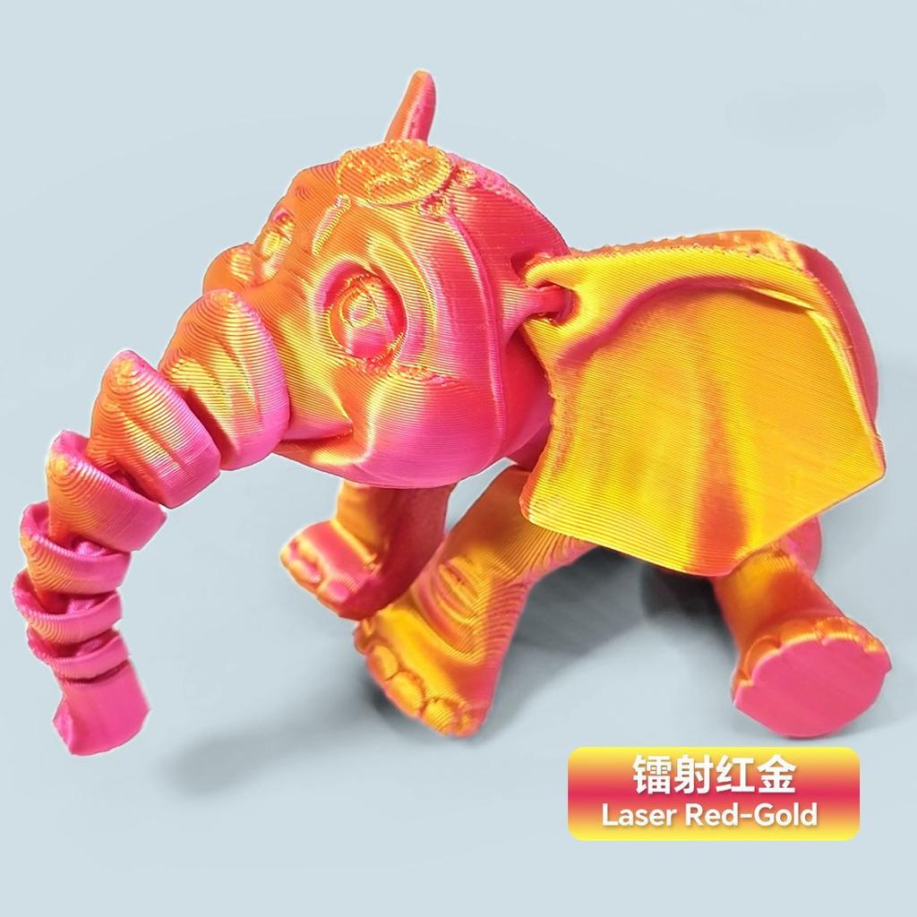Creative Joints Movable Model Cute 3D Printing Elephant Figure Toys Home Decoration Ornaments Children Birthday Gift