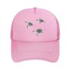 Navy Blue Hat with Sea Turtle Design  Adjustable Snapback Breathable  Lightweight  Ideal for Fis  Mesh Baseball Cap