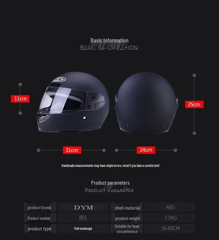 Men's Winter Full-Face Motorcycle Helmet, Warm Unisex, Anti-fog, All-Season, Universal Fit.