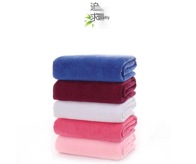 Custom Logo Beauty Salon Massage Bedspread with Face Hole