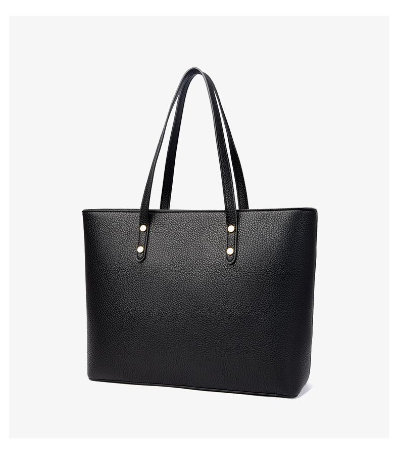 2025 Women's Large Capacity Tote Bag - High-End Fashion, Soft Leather, Single Shoulder