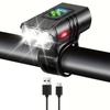 LED Bike Light 1000LM USB Rechargeable Power Display Mountain Road Cycling Front Lamp Flashlight Riding Equipment IPX4