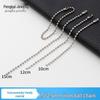 Eco-friendly Metal Ball Chain for Plush Toy Hanging and Beading Accessories