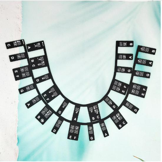 Silicone Piano Stickers: Note Guide for 61 & 88 Keys - Perfect for Beginners, Christmas Hot Seller