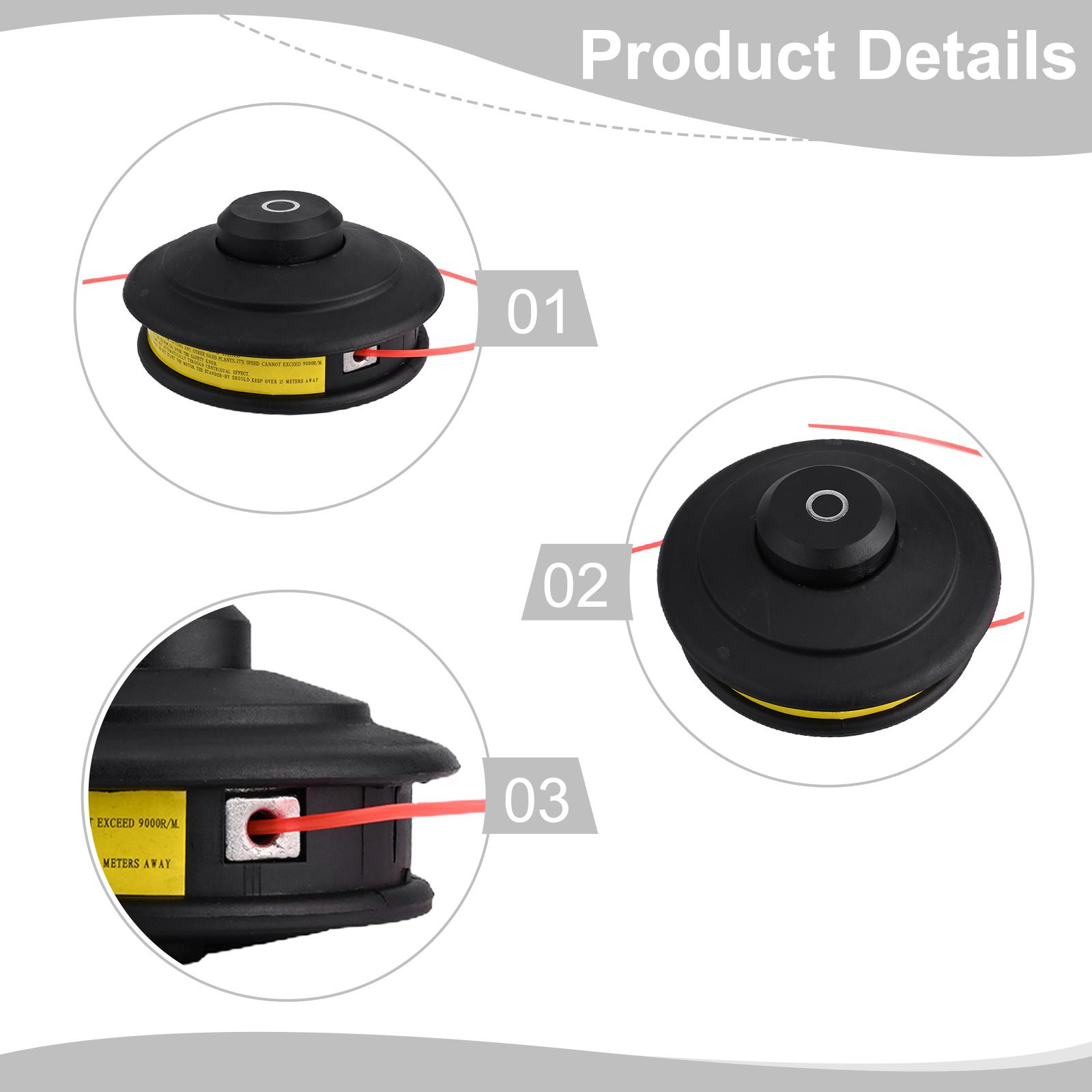 

For FXMT152 Compatible Mowing Head Reliable Design with Improved Durability and Simple Automatic Thread Spooling China Mainland