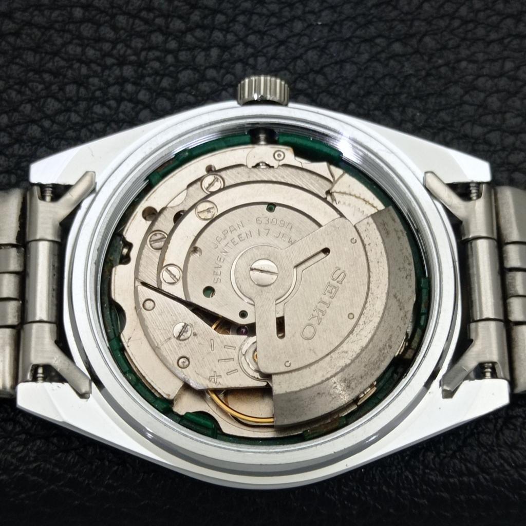 AUTOMATIC VINTAGE REFURBISHED SEIKO 5 6309A JAPAN MENS SILVER WATCH A440756-9 Sk-a440756-1