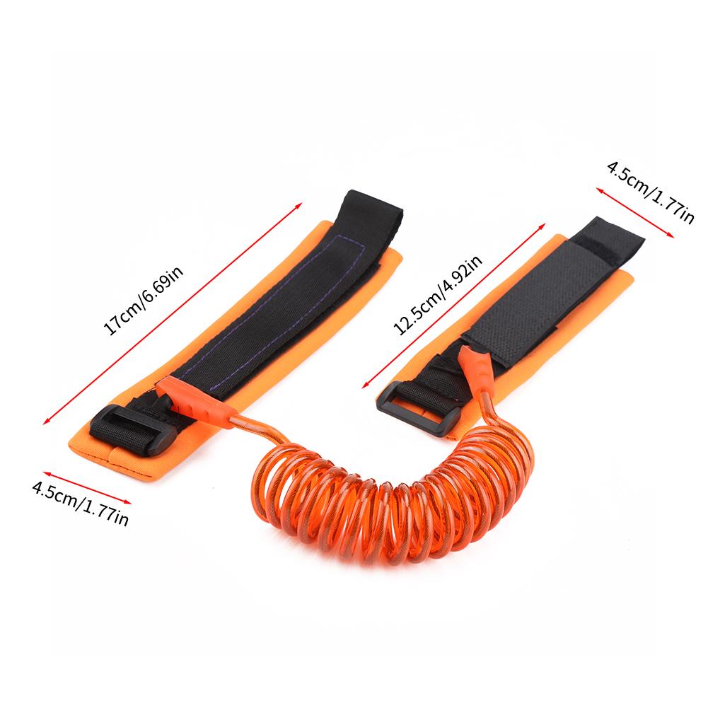 Kids Anti Lost Rope Elastic Adult Children Wristband Link Assurance(Blue)