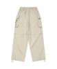 LMR Shirred Point String Cargo Pants Beige